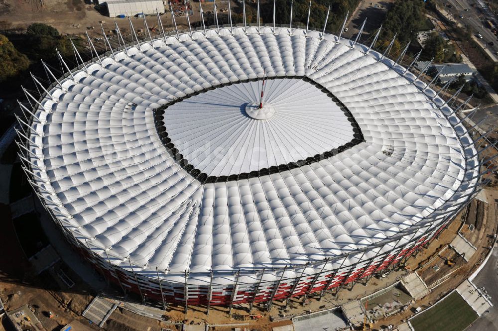 Warschau / Warszawa / Warsaw von oben - National Stadion Warschau / Warszawa - soccer stadium EM 2012