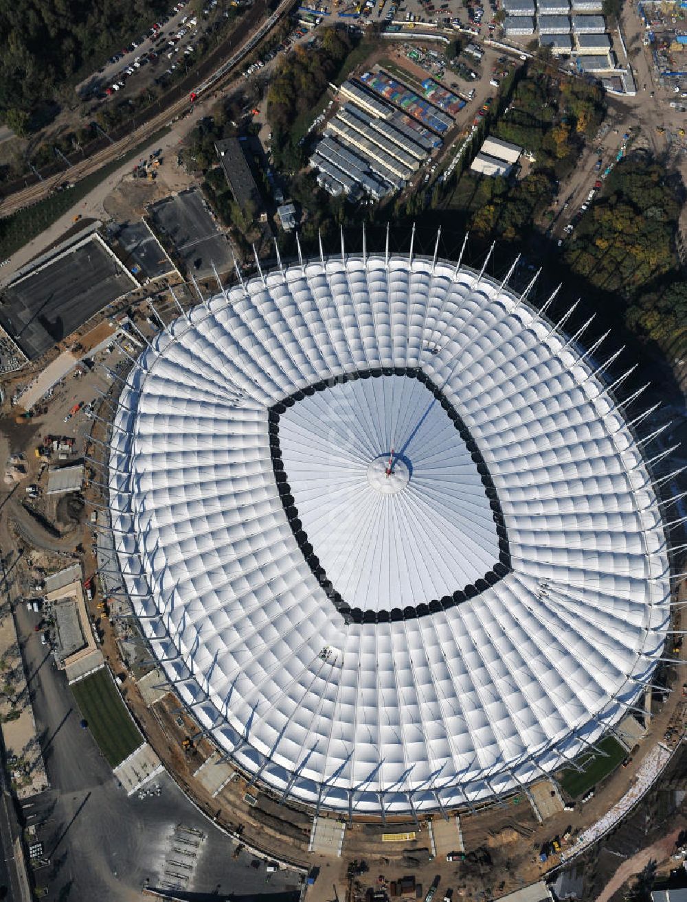 Luftbild Warschau / Warszawa / Warsaw - National Stadion Warschau / Warszawa - soccer stadium EM 2012