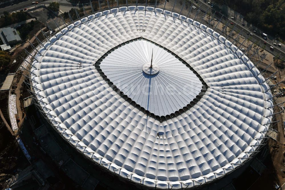 Warschau / Warszawa / Warsaw aus der Vogelperspektive: National Stadion Warschau / Warszawa - soccer stadium EM 2012