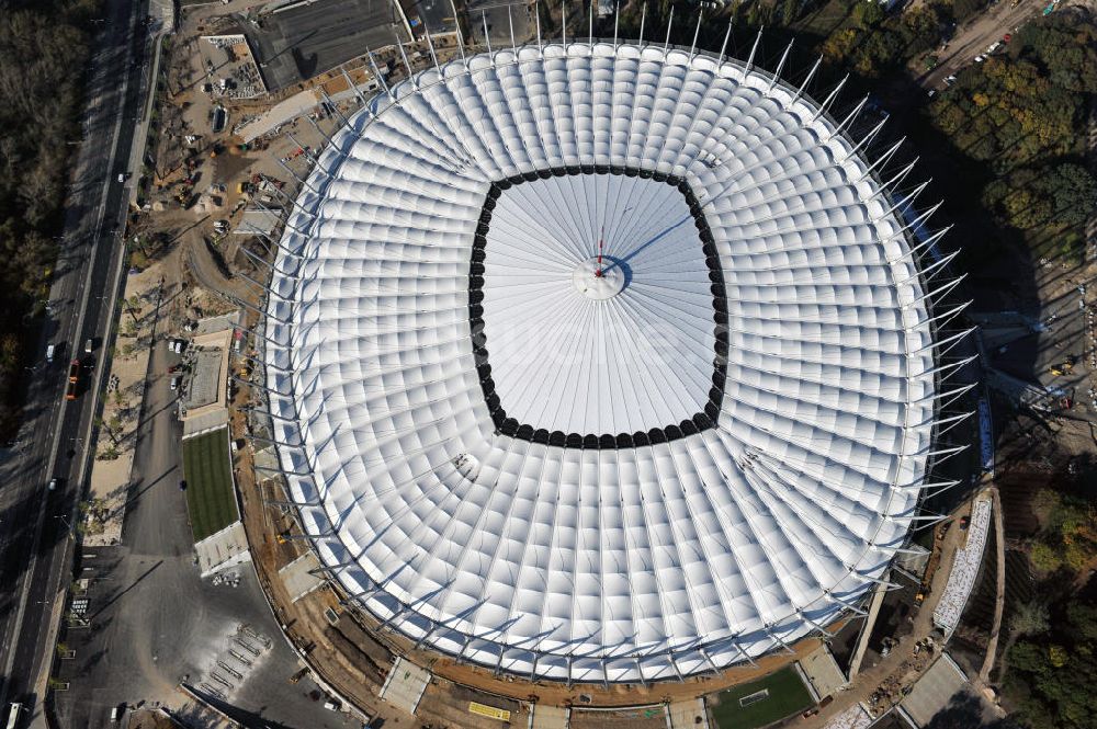 Warschau / Warszawa / Warsaw von oben - National Stadion Warschau / Warszawa - soccer stadium EM 2012