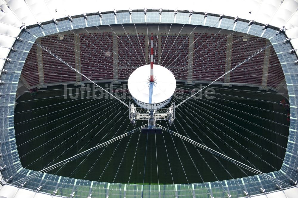 Luftaufnahme Warschau - National Stadion Warschau / Warszawa - soccer stadium vor dem Start der Fußball- Europameisterschaft EM 2012