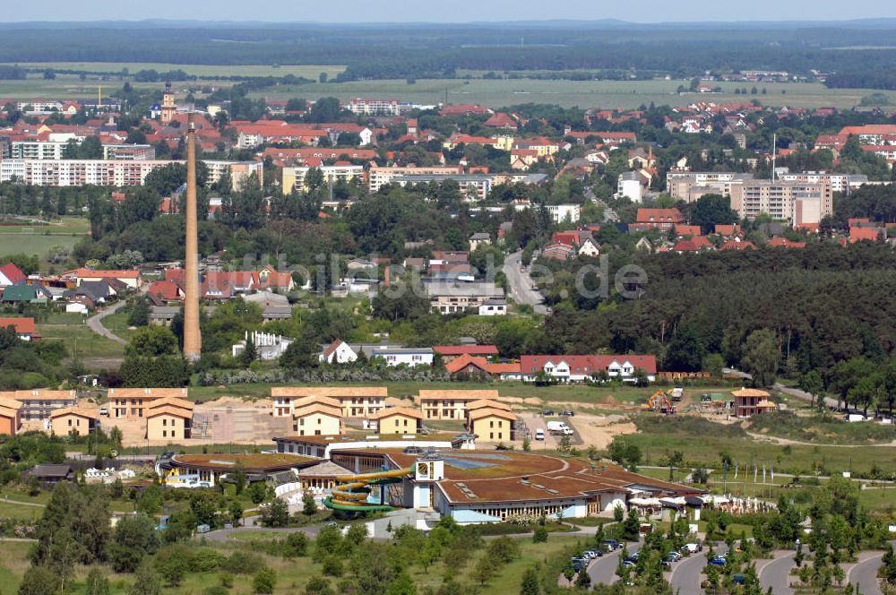 TEMPLIN von oben - Natur-Therme Templin