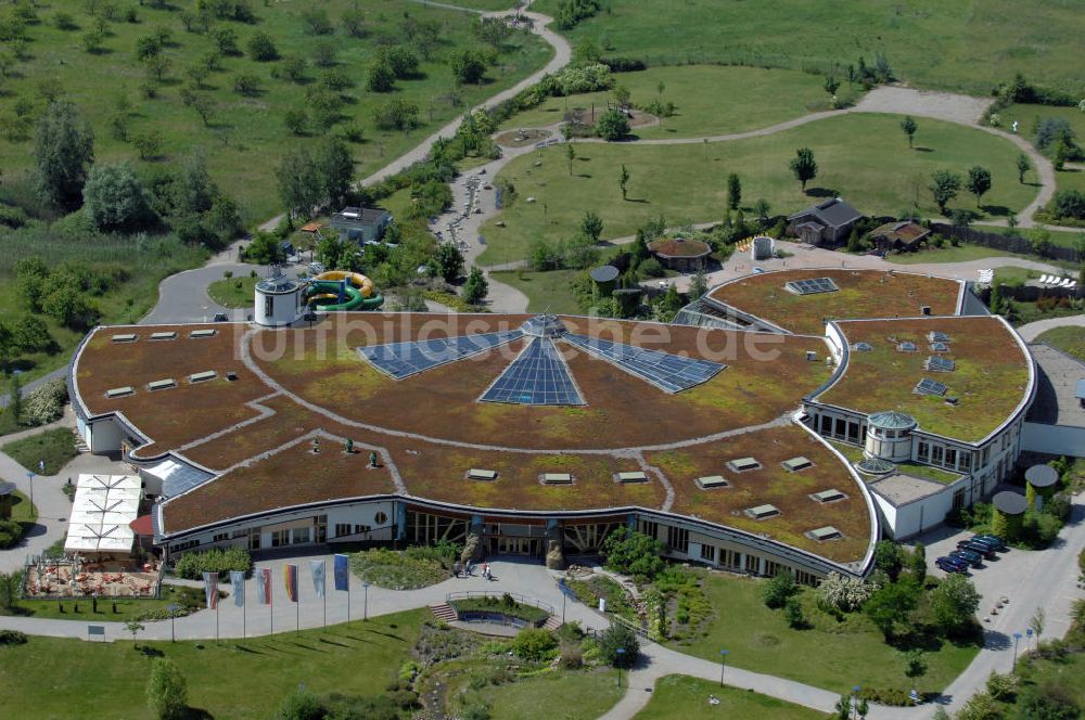 TEMPLIN von oben - Natur-Therme Templin