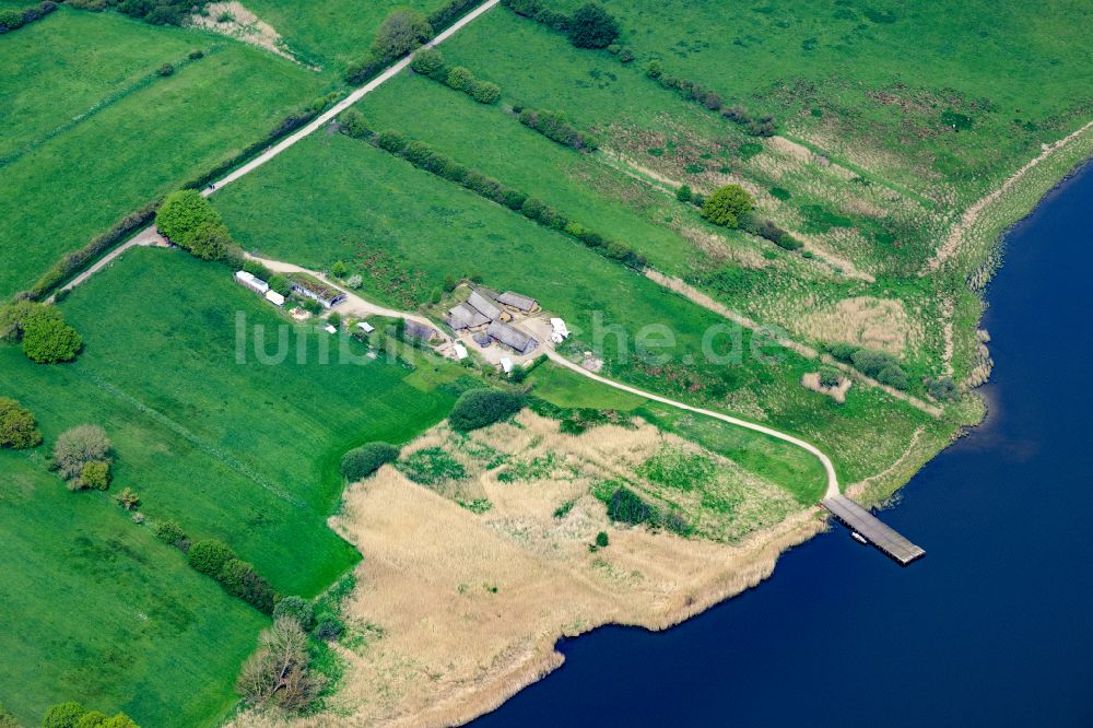 Luftbild Busdorf - Naturkunde Museum Wikingerdorf Haithabu in Busdorf im Bundesland Schleswig-Holstein, Deutschland