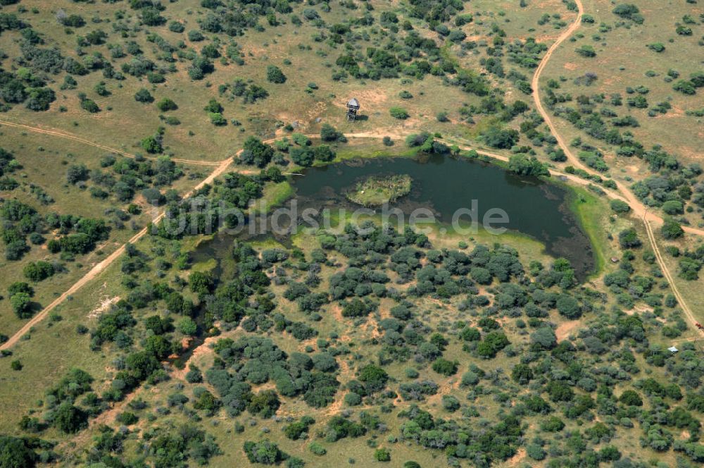 Beestekraal von oben - Naturreservat Mziki Nature - Mziki Nature Reserve at Beestekraal