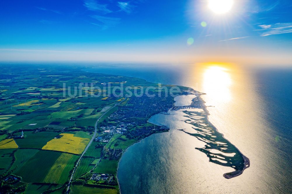 Luftaufnahme Heiligenhafen - Naturschutzgebiet & NABU Zentrum Graswarder in Heiligenhafen im Bundesland Schleswig-Holstein, Deutschland