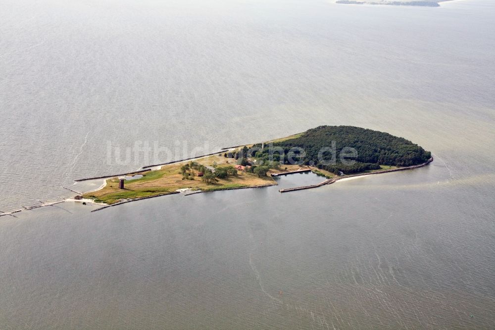 Luftbild Ruden - Naturschutzgebiet Ostseeinsel Ruden, eine Insel in der Mündung des Peenestroms in Mecklenburg-Vorpommern