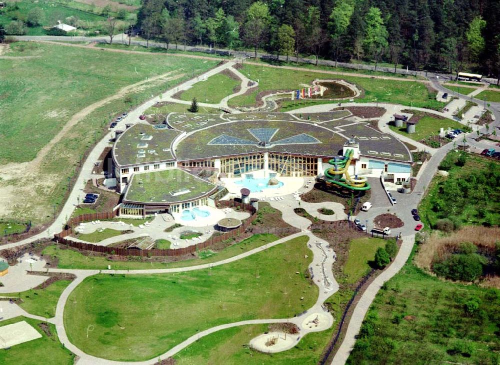 Templin / Brandenburg aus der Vogelperspektive: Naturtherme Templin / Brandenburg