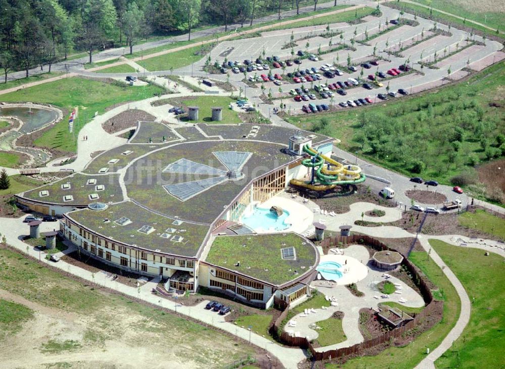 Templin / Brandenburg aus der Vogelperspektive: Naturtherme Templin / Brandenburg