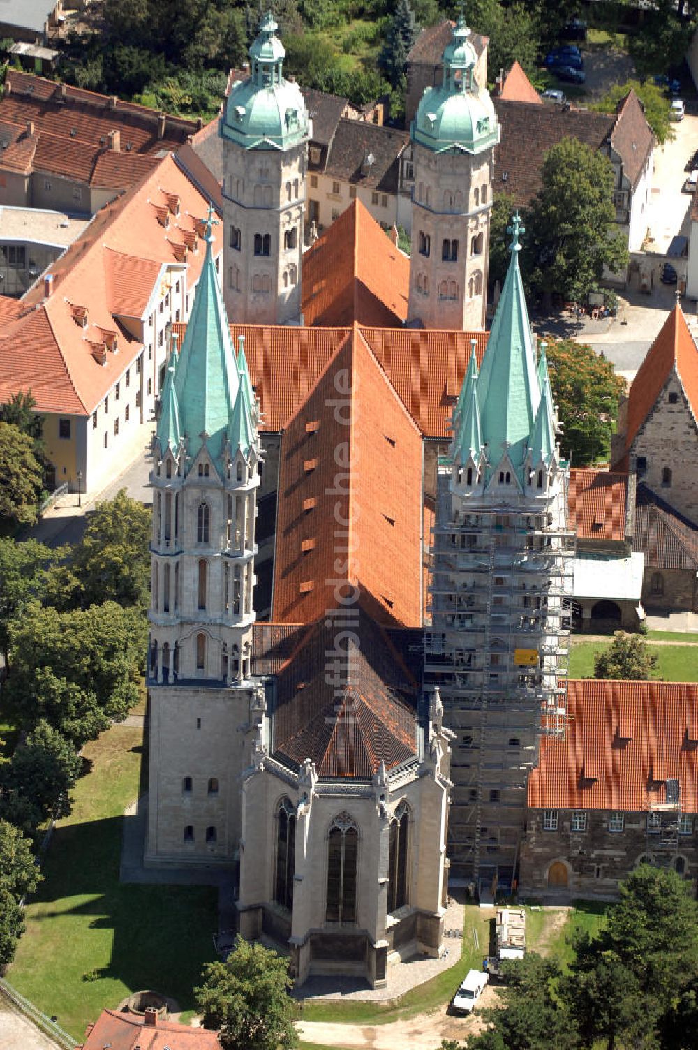 Luftbild Naumburg an der Saale - Naumburger Dom