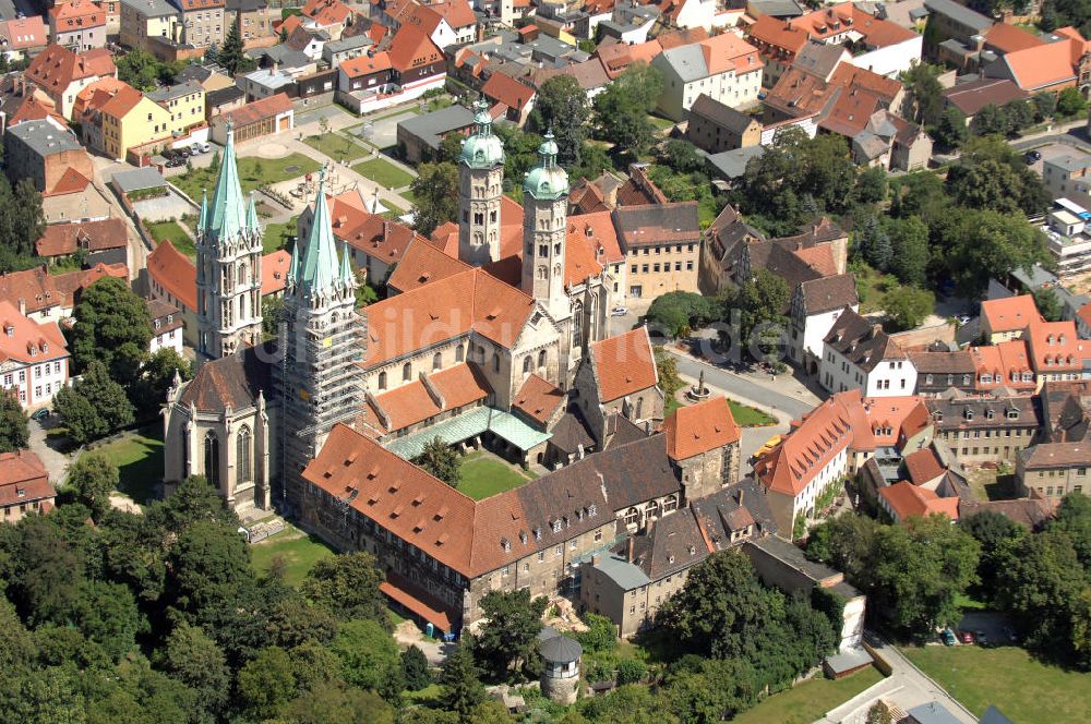 Naumburg an der Saale von oben - Naumburger Dom