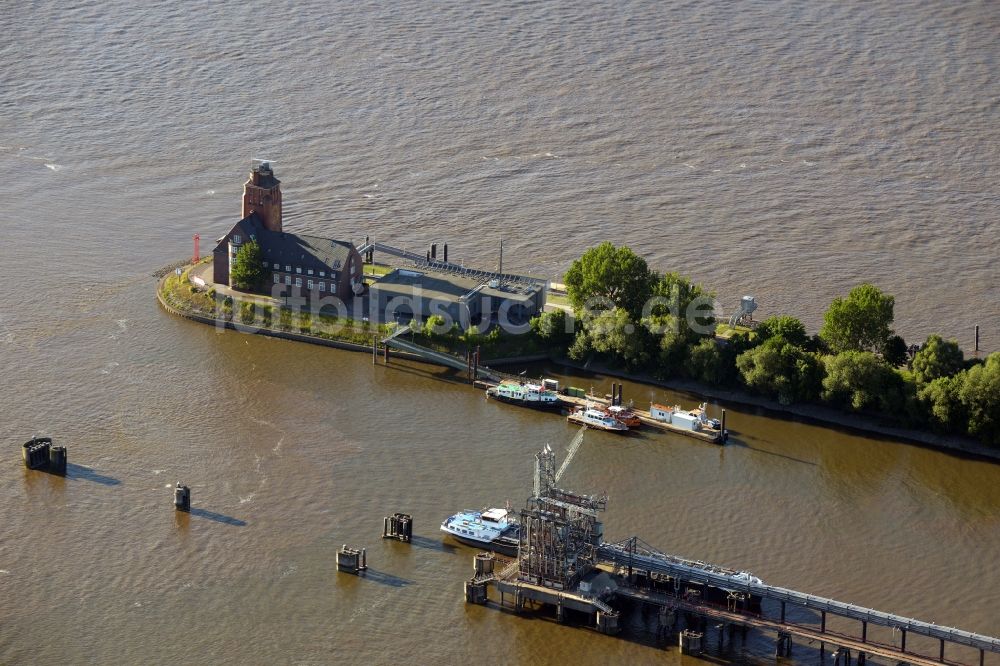 Hamburg aus der Vogelperspektive: Nautische Zentrale / VTS Centre in Hamburg-Waltershof