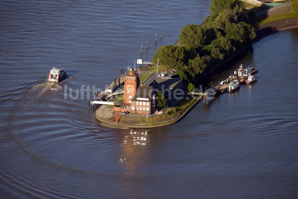 Luftaufnahme Hamburg - Nautische Zentrale / VTS Centre in Hamburg-Waltershof