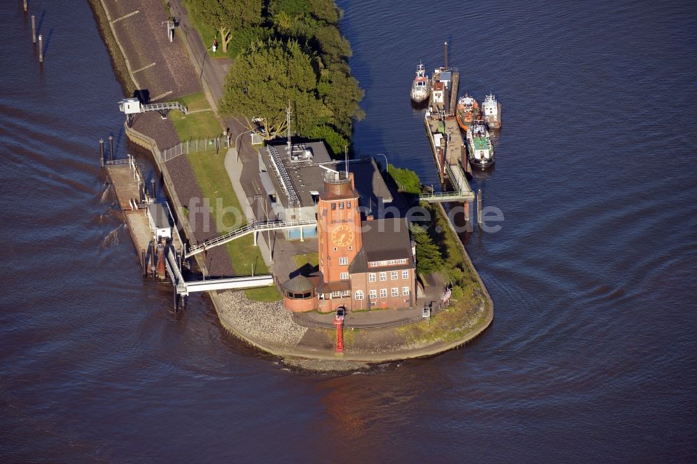 Luftbild Hamburg - Nautische Zentrale / VTS Centre in Hamburg-Waltershof