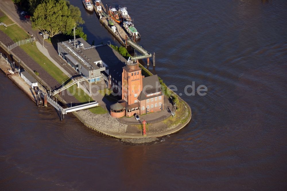 Luftaufnahme Hamburg - Nautische Zentrale / VTS Centre in Hamburg-Waltershof