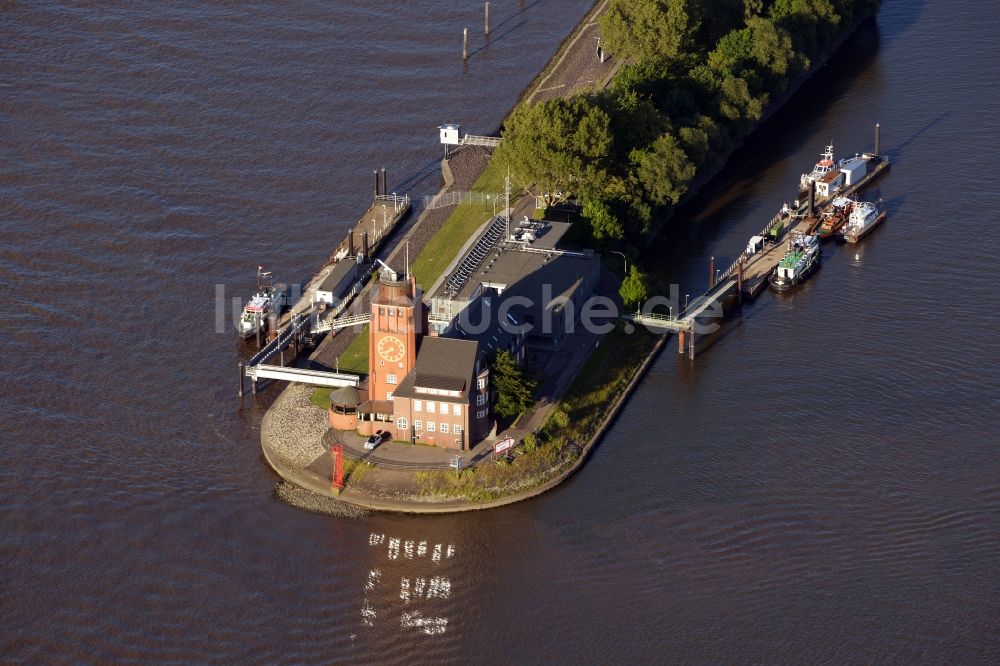 Luftbild Hamburg - Nautische Zentrale / VTS Centre in Hamburg-Waltershof