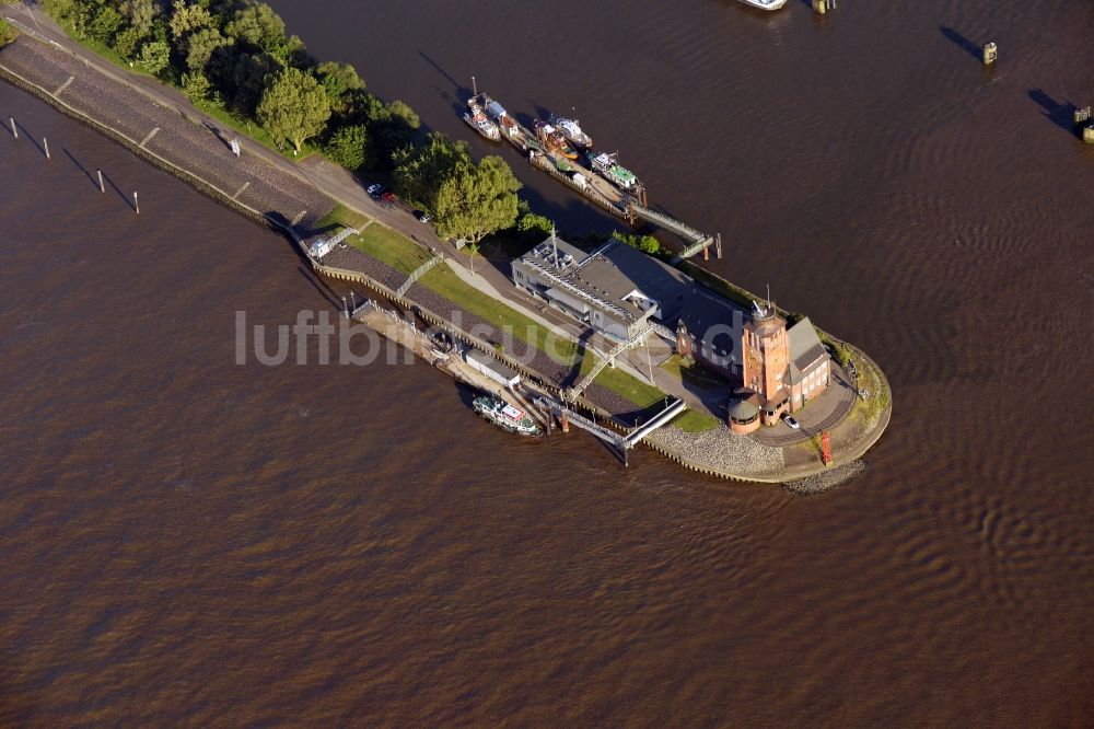 Luftbild Hamburg - Nautische Zentrale / VTS Centre in Hamburg-Waltershof