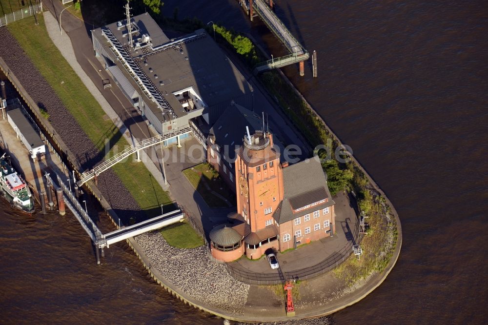 Hamburg aus der Vogelperspektive: Nautische Zentrale / VTS Centre in Hamburg-Waltershof