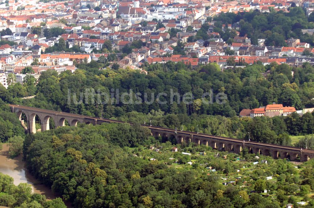 Luftbild Görlitz - Neißeviadukt