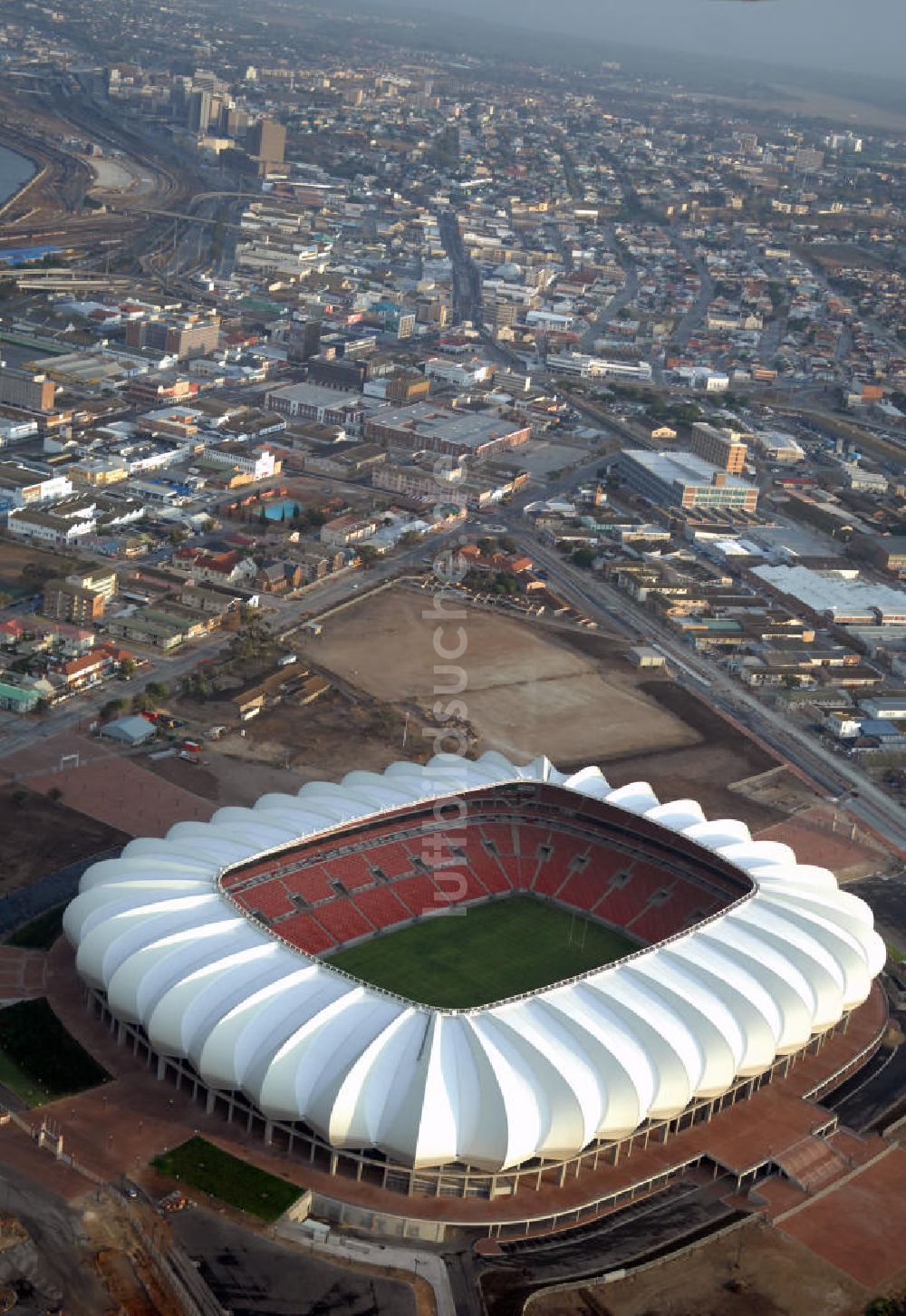 Luftbild Port Elizabeth - Nelson-Mandela-Bay-Stadion / Stadium in Port Elizabeth in Südafrika / South Africa