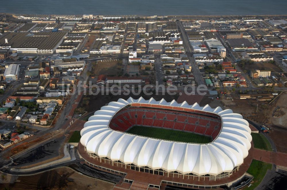 Luftaufnahme Port Elizabeth - Nelson-Mandela-Bay-Stadion / Stadium in Port Elizabeth in Südafrika / South Africa