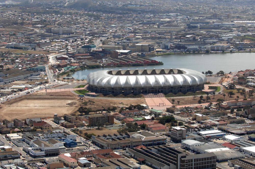 Port Elizabeth aus der Vogelperspektive: Nelson-Mandela-Bay-Stadion / Stadium in Port Elizabeth in Südafrika / South Africa