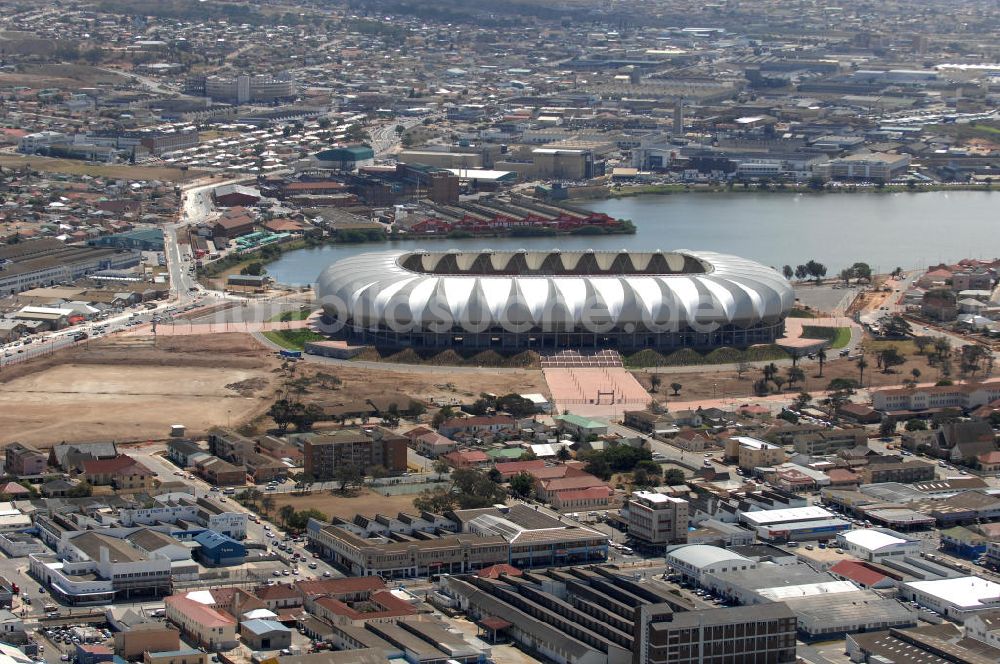 Luftbild Port Elizabeth - Nelson-Mandela-Bay-Stadion / Stadium in Port Elizabeth in Südafrika / South Africa