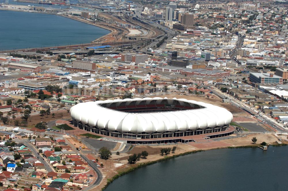 Luftbild Port Elizabeth - Nelson-Mandela-Bay-Stadion / Stadium in Port Elizabeth in Südafrika / South Africa