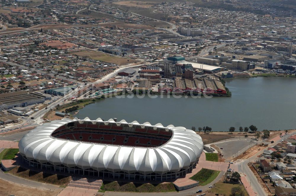 Port Elizabeth aus der Vogelperspektive: Nelson-Mandela-Bay-Stadion / Stadium in Port Elizabeth in Südafrika / South Africa