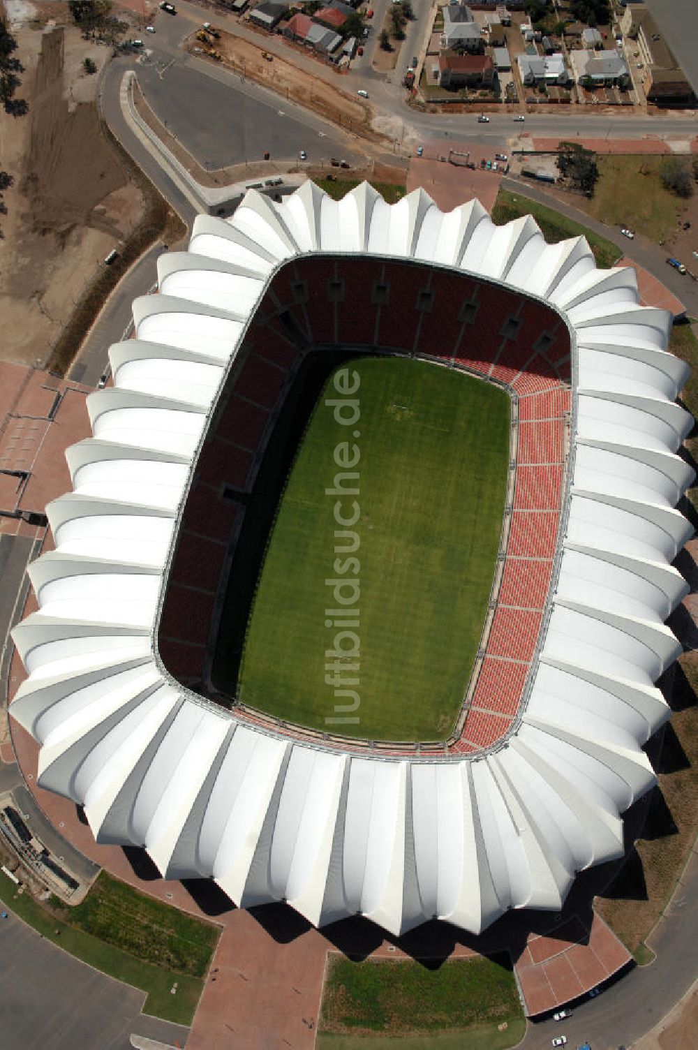 Port Elizabeth von oben - Nelson-Mandela-Bay-Stadion / Stadium in Port Elizabeth in Südafrika / South Africa