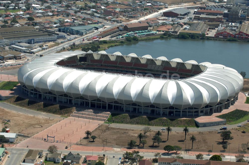 Port Elizabeth von oben - Nelson-Mandela-Bay-Stadion / Stadium in Port Elizabeth in Südafrika / South Africa