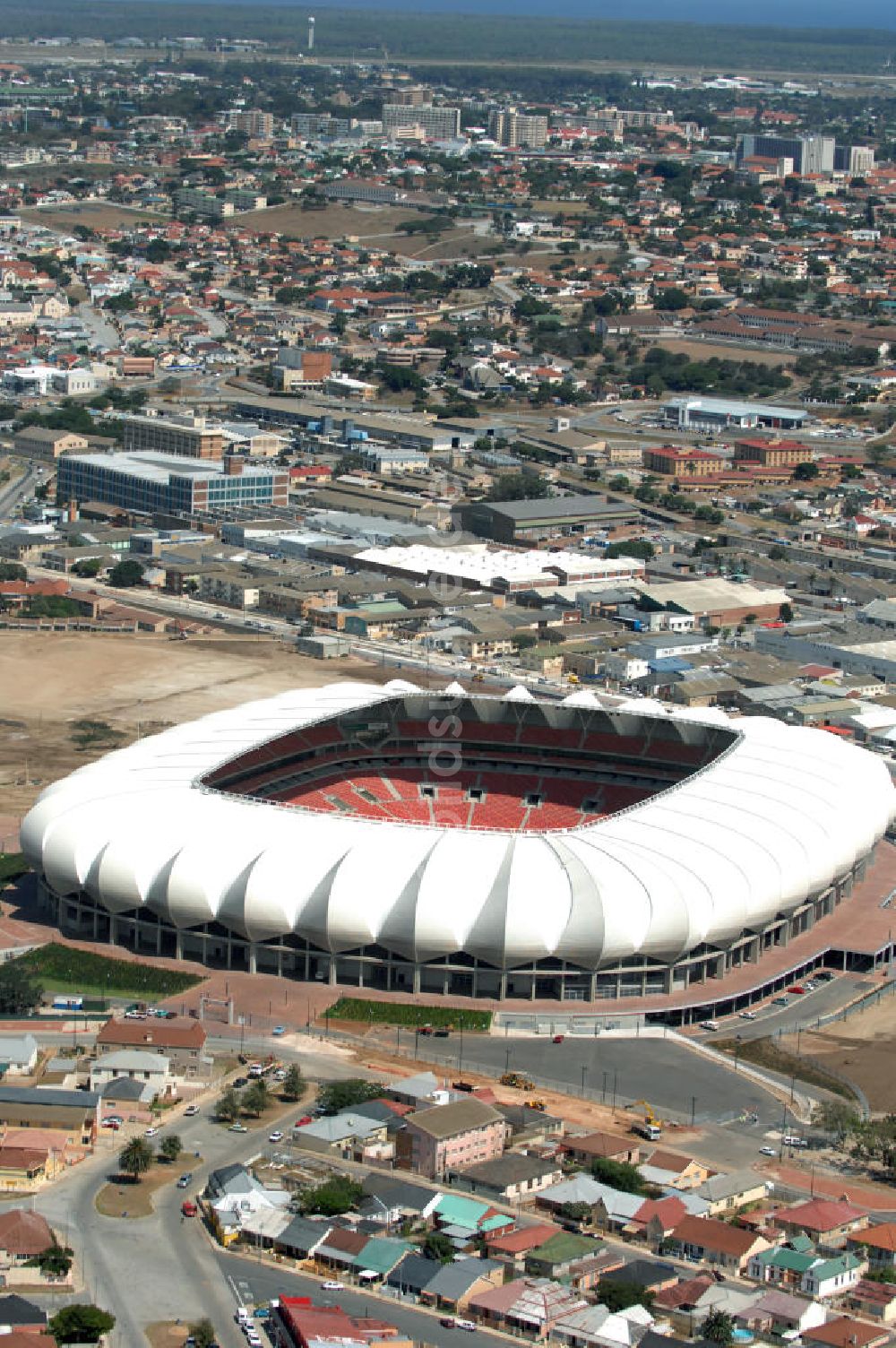 Luftbild Port Elizabeth - Nelson-Mandela-Bay-Stadion / Stadium in Port Elizabeth in Südafrika / South Africa