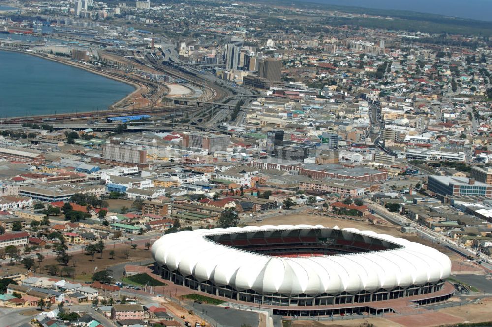 Luftbild Port Elizabeth - Nelson-Mandela-Bay-Stadion / Stadium in Port Elizabeth in Südafrika / South Africa