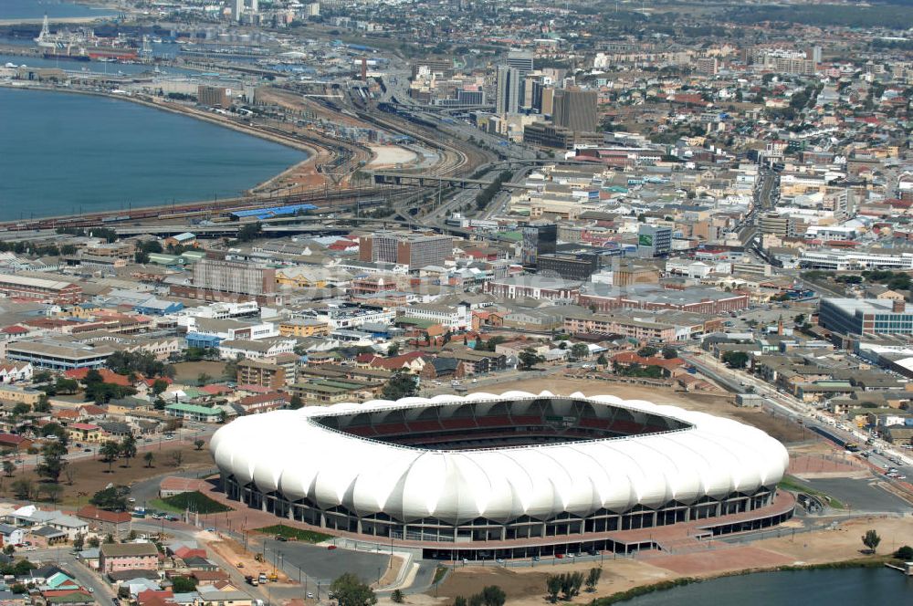 Luftaufnahme Port Elizabeth - Nelson-Mandela-Bay-Stadion / Stadium in Port Elizabeth in Südafrika / South Africa