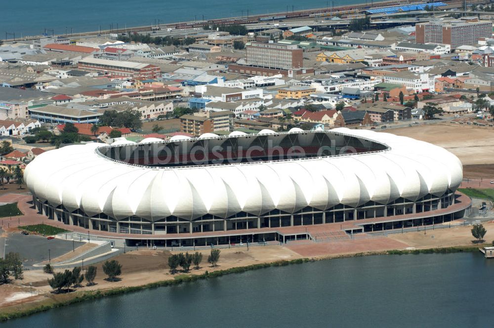 Luftbild Port Elizabeth - Nelson-Mandela-Bay-Stadion / Stadium in Port Elizabeth in Südafrika / South Africa