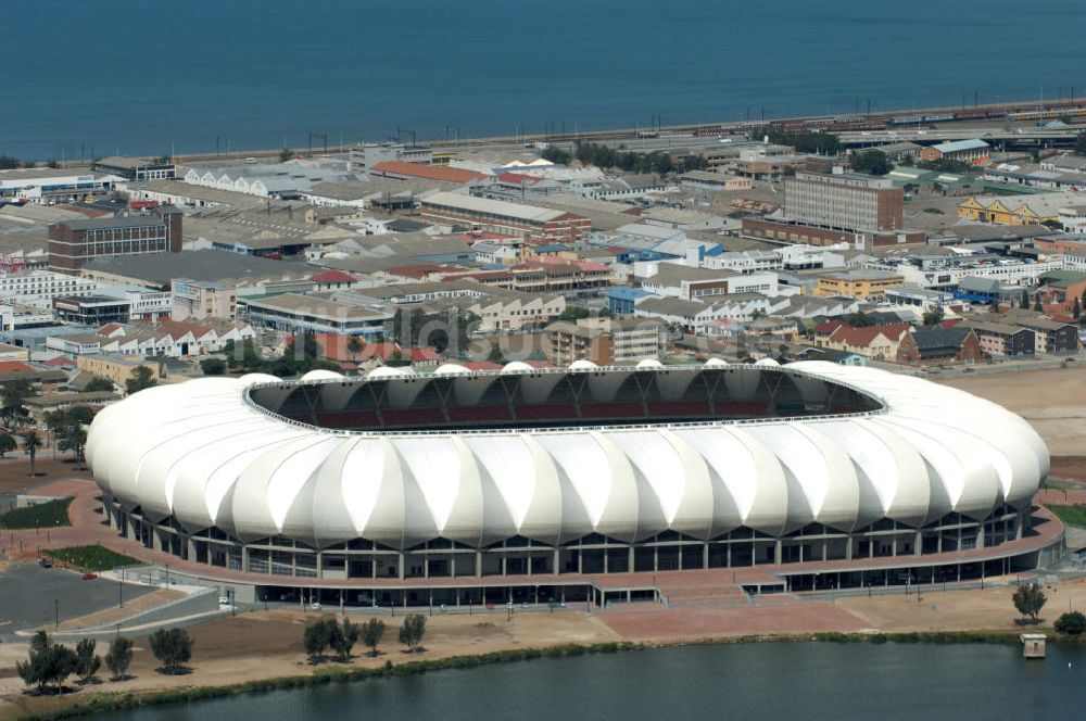 Port Elizabeth von oben - Nelson-Mandela-Bay-Stadion / Stadium in Port Elizabeth in Südafrika / South Africa