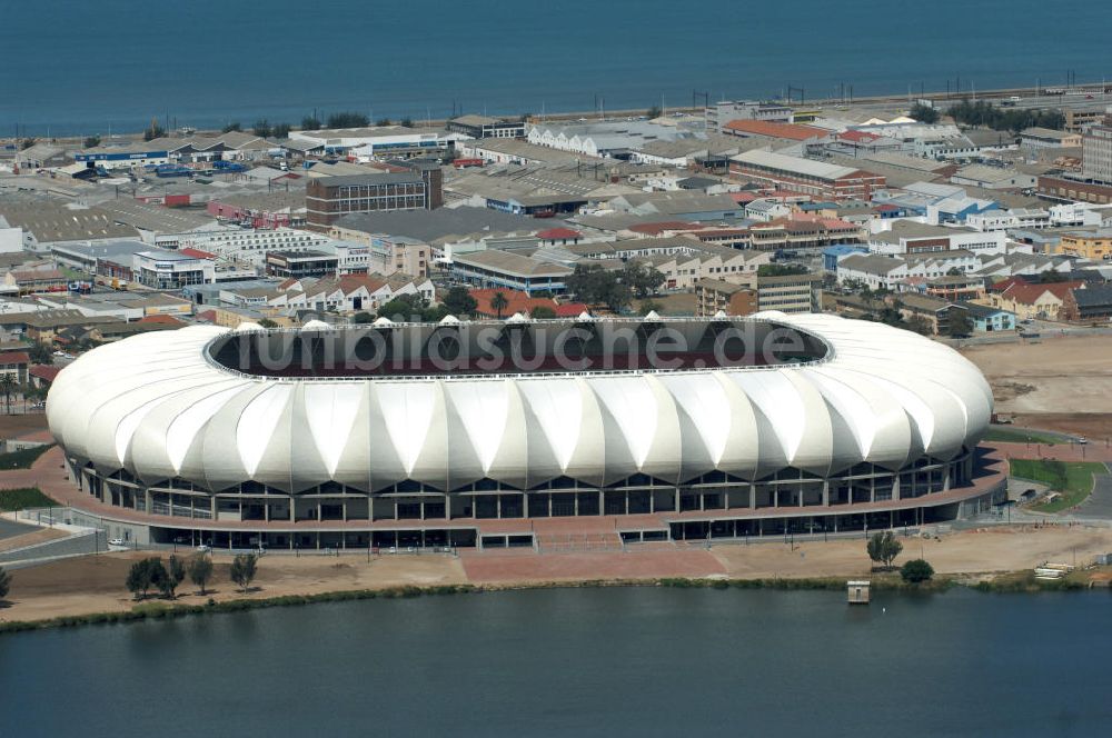 Port Elizabeth aus der Vogelperspektive: Nelson-Mandela-Bay-Stadion / Stadium in Port Elizabeth in Südafrika / South Africa