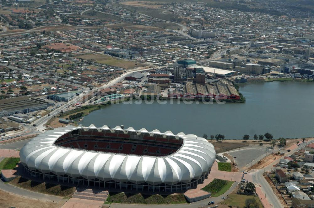 Luftbild Port Elizabeth - Nelson-Mandela-Bay-Stadion / Stadium in Port Elizabeth in Südafrika / South Africa