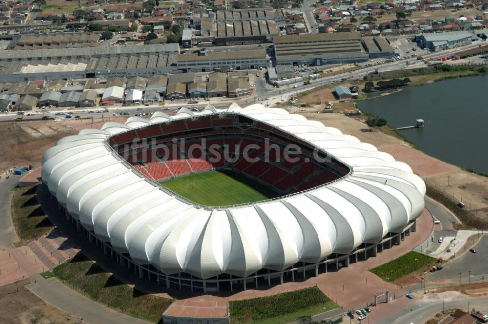 Luftaufnahme Port Elizabeth - Nelson-Mandela-Bay-Stadion / Stadium in Port Elizabeth in Südafrika / South Africa