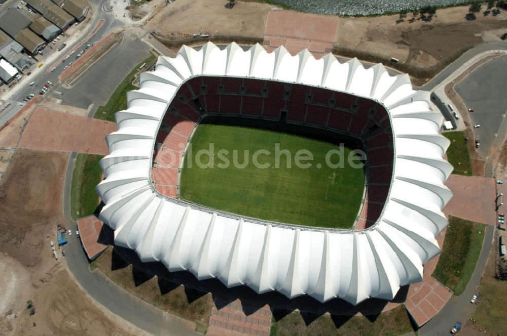 Port Elizabeth von oben - Nelson-Mandela-Bay-Stadion / Stadium in Port Elizabeth in Südafrika / South Africa