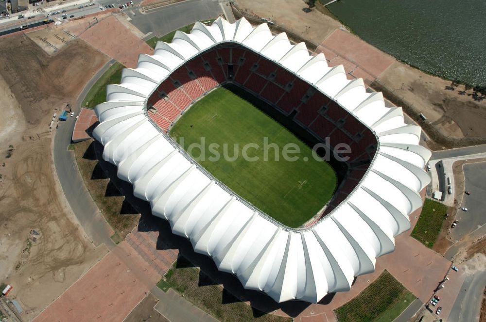 Port Elizabeth von oben - Nelson-Mandela-Bay-Stadion / Stadium in Port Elizabeth in Südafrika / South Africa