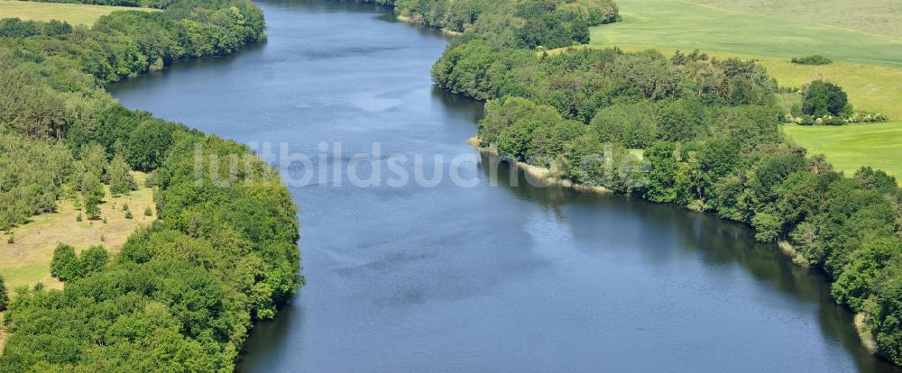 Luftaufnahme Knehden - Netzowsee in der Uckermark