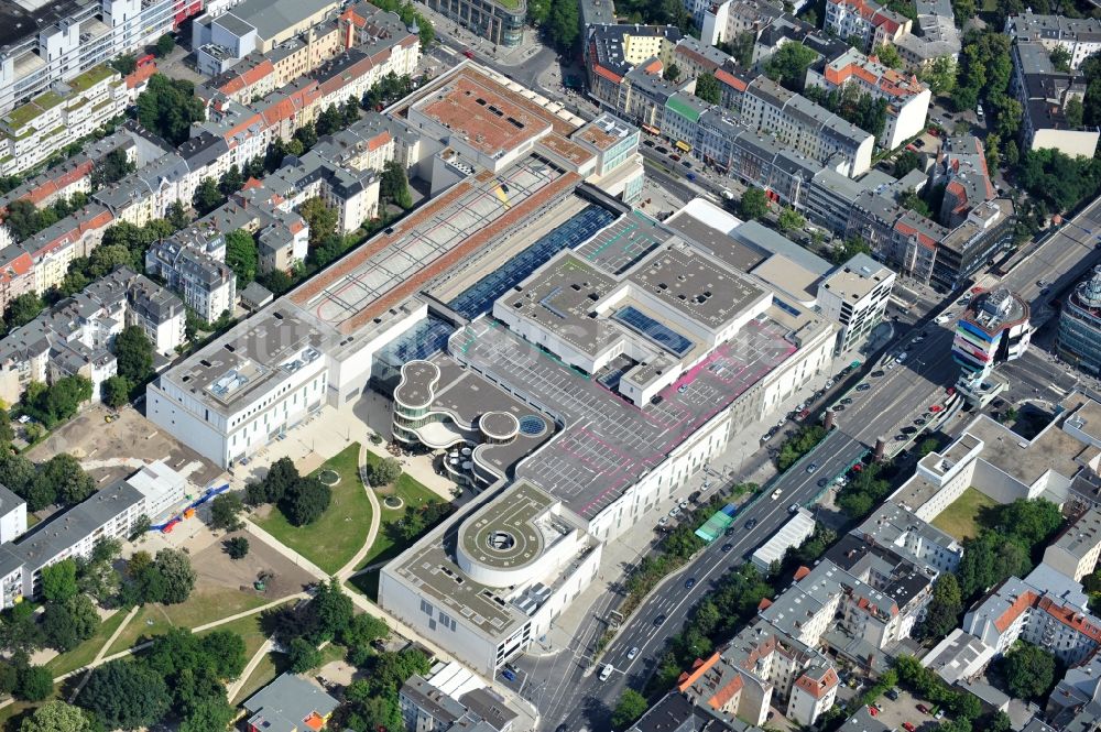 Berlin von oben - Neu errichtetes Einkaufszentrums Boulevard Berlin