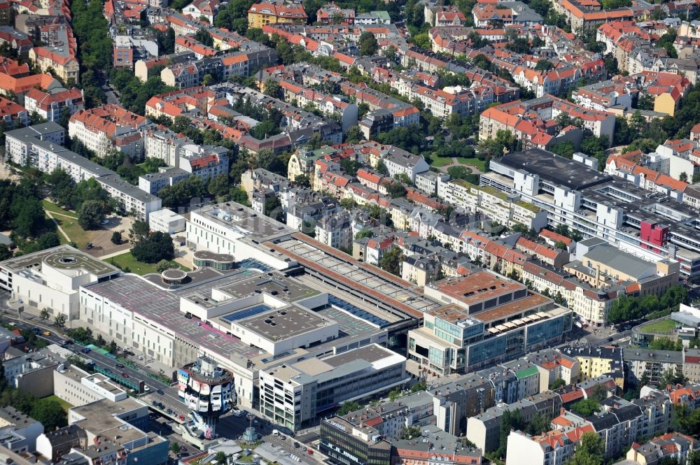 Berlin aus der Vogelperspektive: Neu errichtetes Einkaufszentrums Boulevard Berlin