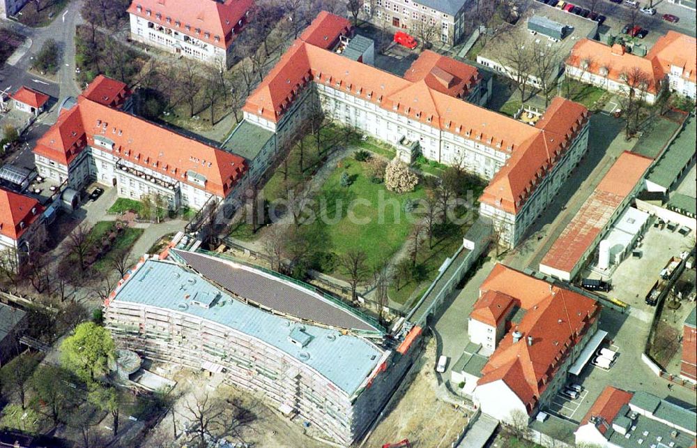 Luftbild Berlin - Lichtenberg - Neu- und Erweiterungsbau am Krankenhaus Lichtenberg