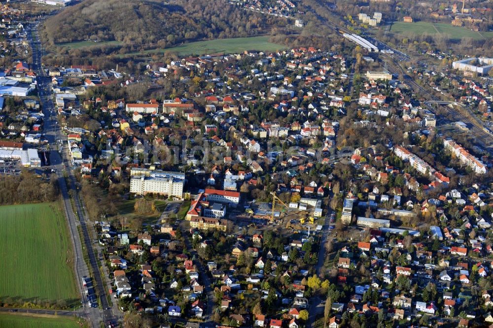 Luftaufnahme Berlin - Neu- und Umbau der Psychiatrischen Klinik Vivantes Klinikum Hellersdorf in Berlin