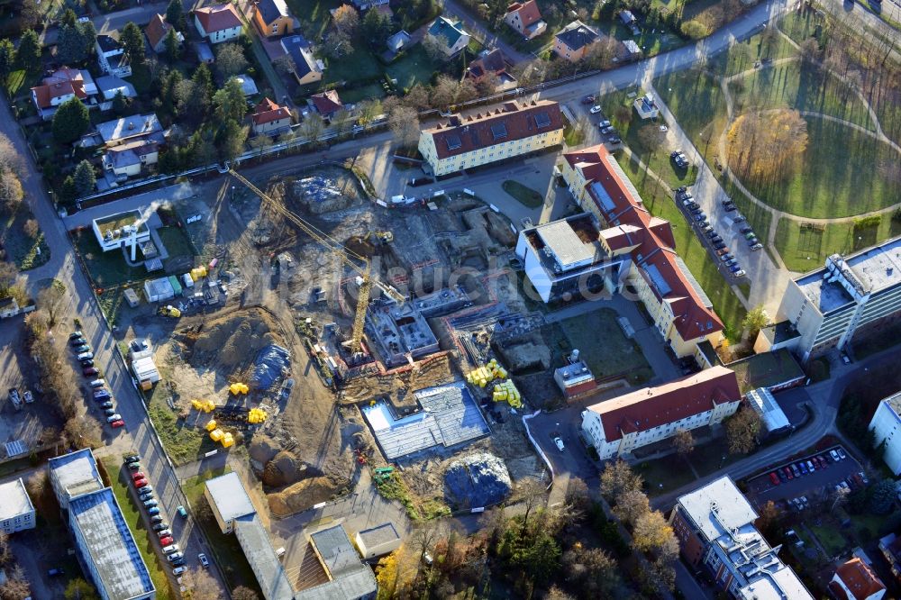 Luftbild Berlin - Neu- und Umbau der Psychiatrischen Klinik Vivantes Klinikum Hellersdorf in Berlin