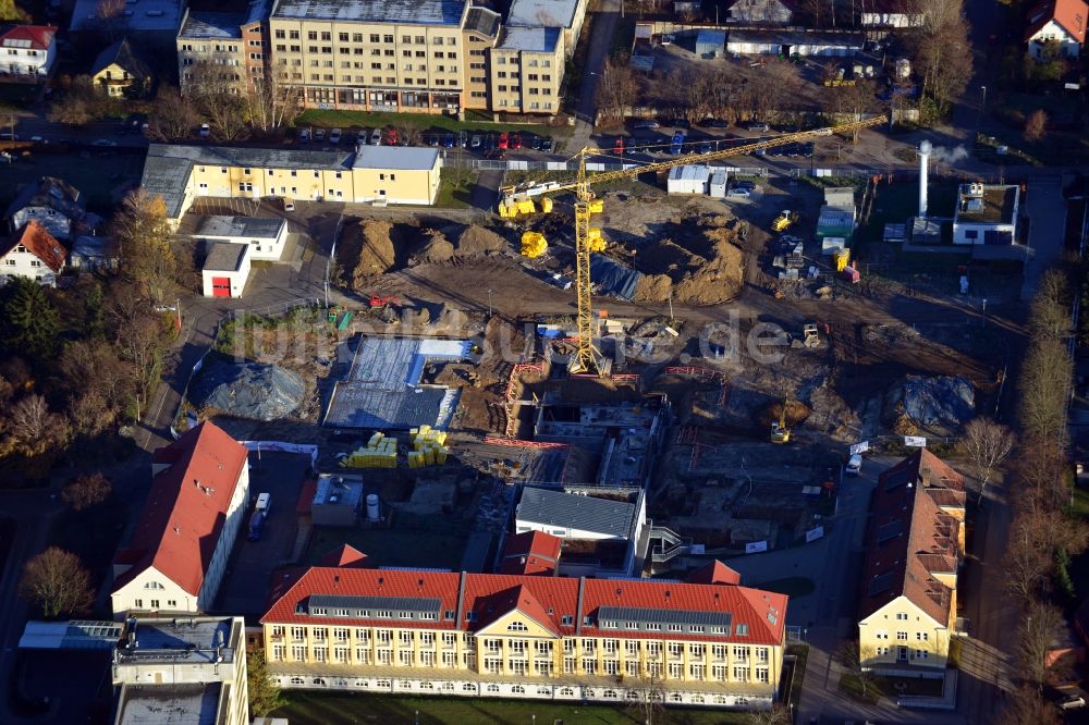 Berlin von oben - Neu- und Umbau der Psychiatrischen Klinik Vivantes Klinikum Hellersdorf in Berlin