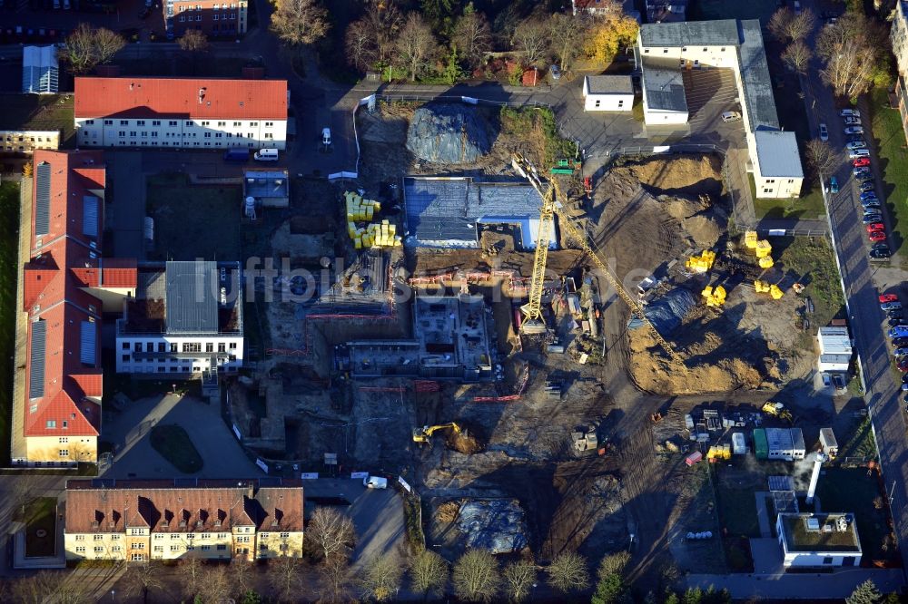 Berlin von oben - Neu- und Umbau der Psychiatrischen Klinik Vivantes Klinikum Hellersdorf in Berlin