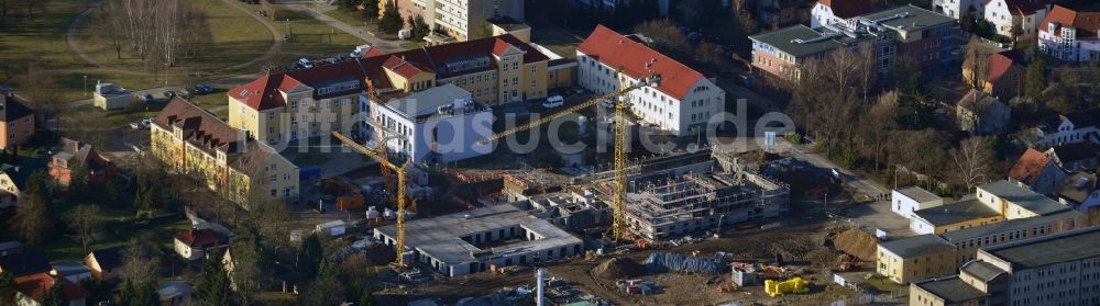 Berlin von oben - Neu- und Umbau der Psychiatrischen Klinik Vivantes Klinikum Hellersdorf in Berlin